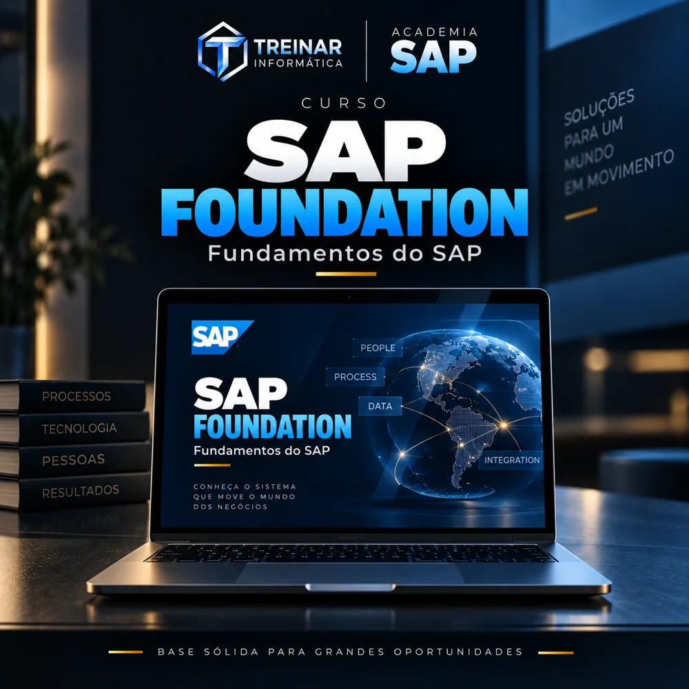 Mockup do Curso SAP Foundation Fundamentos do SAP